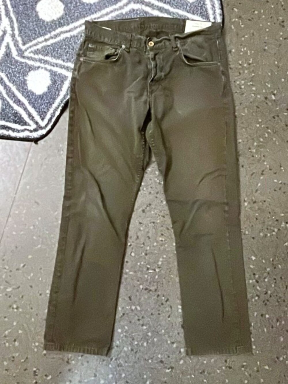 Rag & Bone Standard Issue Olive Jeans 28